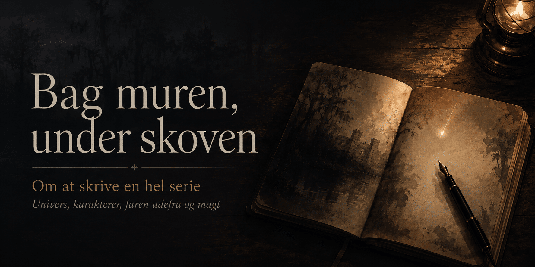 Bag muren, under skoven — om frygt, magt og det, der falder fra himlen